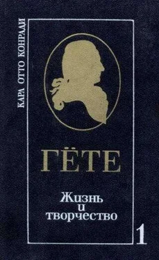 Карл Отто Конради Гёте. Жизнь и творчество. Т. I. Половина жизни обложка книги