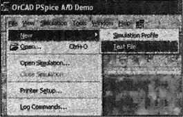 Рис В4 Создание текстового файла на PSpice Появится пустое окно с мигающим - фото 4