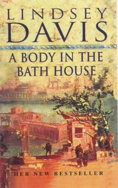 Lindsey Davis A Body In The Bath House обложка книги