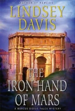 Lindsey Davis The Iron Hand of Mars обложка книги