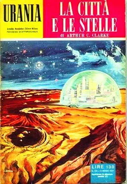 Arthur Clarke La città e le stelle обложка книги