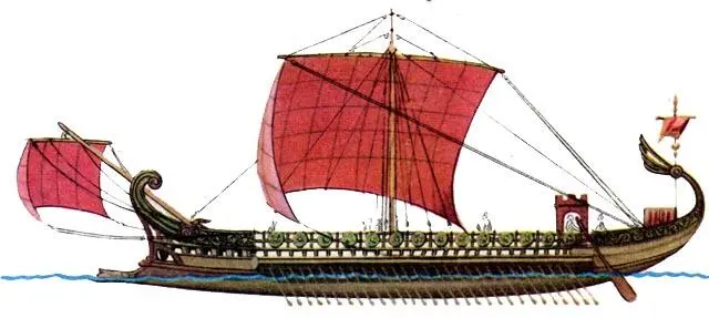 Рис 11 БИРЕМА 50 год нэ ДРАККАРЫ МОРСКИХ КОРОЛЕЙ После развала - фото 11