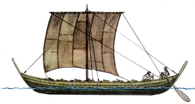 Рис 15 Русский струг XIV век нэ КОРАБЛИ ВЕНЕЦИИ И ГЕНУИ Рис 16 - фото 15