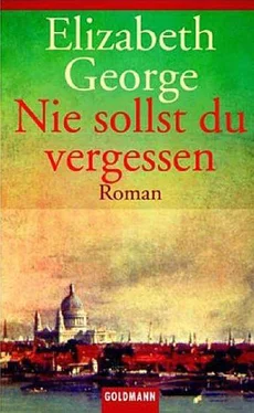 Elizabeth George Nie sollst Du vergessen обложка книги