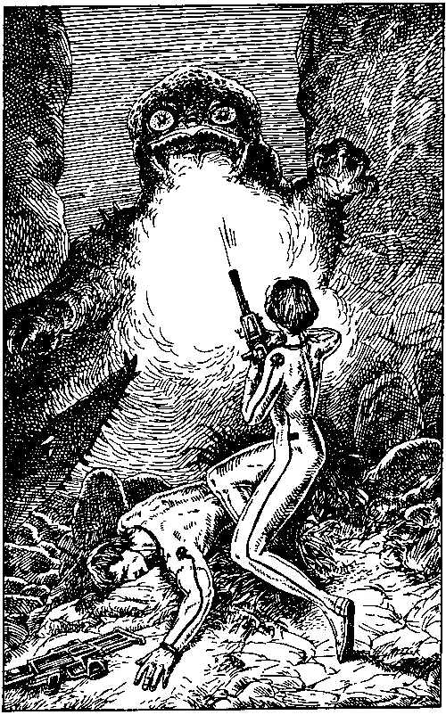 Аллигатор мог сжечь их обоих одним плевком но ослепленный яростью понадеялся - фото 11