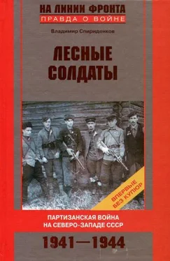 Владимир Спириденков Лесные солдаты. Партизанская война на Северо-Западе СССР. 1941-1944 обложка книги