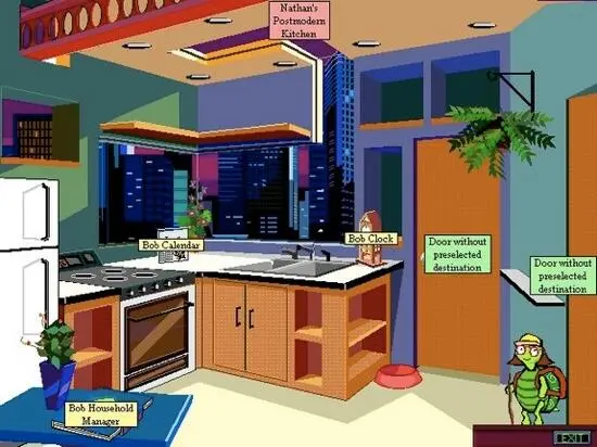 В виртуальном доме Microsoft Bob была даже кухня Например для того чтобы - фото 8