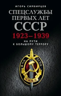 Игорь Симбирцев Спецслужбы первых лет СССР. 1923–1939: На пути к большому террору обложка книги