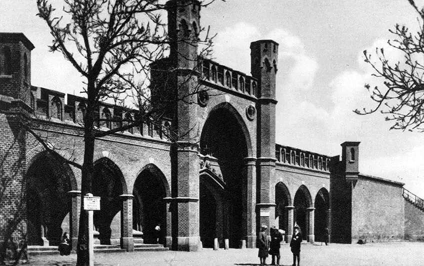 Россгартенские ворота городской фасад 1930е годы Бранденбургские ворота - фото 42