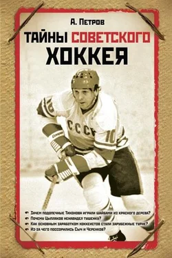 Александр Петров Тайны советского хоккея обложка книги