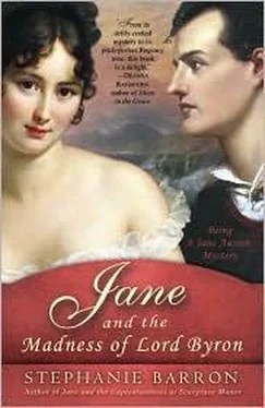 Stephanie Barron Jane and the Madness of Lord Byron обложка книги