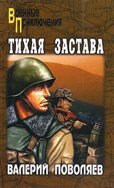 Валерий Поволяев Тихая застава обложка книги