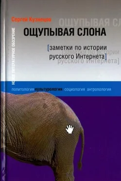 Сергей Кузнецов Ощупывая слона. Заметки по истории русского Интернета обложка книги