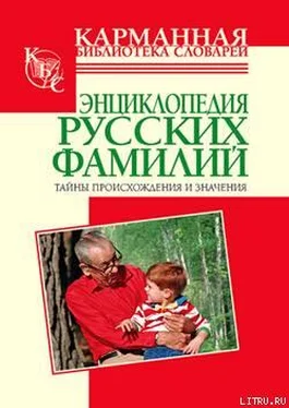 Тамара Ведина Энциклопедия русских фамилий. Тайны происхождения и значения обложка книги