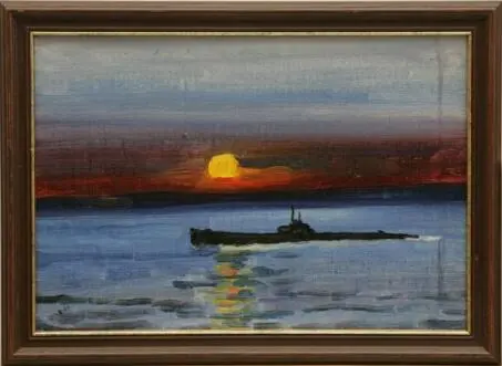ПЛ идет домой Памяти Курска 2001 Масло Ранняя весна Розы - фото 10