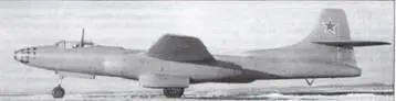 Первый опытный самолет 73 на заводских испытаниях Аэродром ЛИИ декабрь 1947 - фото 13