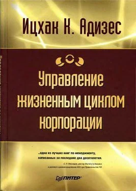 Ицхак Адизес Управление жизненным циклом корпорации обложка книги