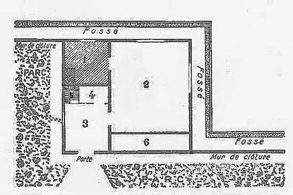 1 Chambre Jaune avec son unique fenêtre grillée et son unique porte donnant - фото 2