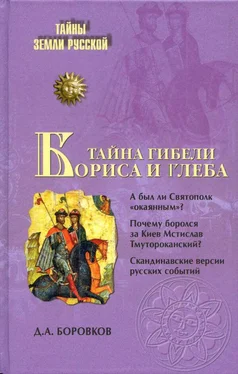 Дмитрий Боровков Тайна гибели Бориса и Глеба обложка книги