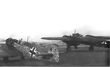 Мессершмитт Bf 109Е 54й истребительной эскадры и Дорнье Do 17Z3 из 3й - фото 65