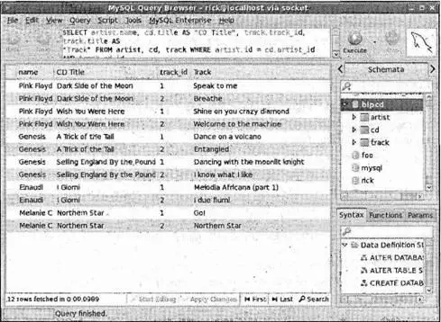 Части ASоператора SELECT SELECT artistname cdtitle AS CD Title - фото 32
