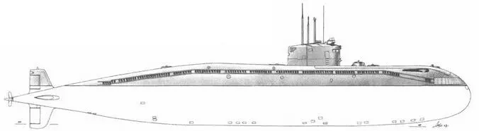 ПЛБСН ц СС256 пр 690 ПЛССН л пр 01710 вид с правого борта ПЛССН - фото 154