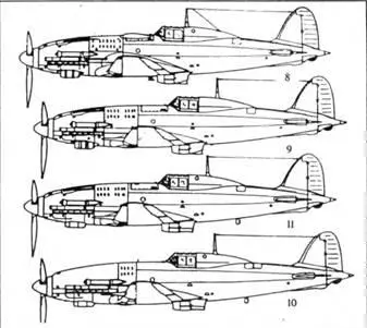 8 MC205N1 9 MC205N2 10 МС206 11 МС207 Распределение самолетов по - фото 6
