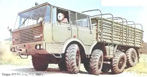 Татра813 Колосс 8X81967 г Система залпового огня RM70 на шасси - фото 268