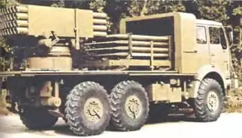 ФАП 2220BDS 6X6 с системой залпового огня 1982 г ФАР FAR Жаннвийер - фото 461