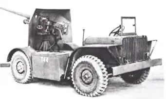 Самоходная установка Т44 на шасси Форд GL 4x41941 г форд GAJ 4X41942 - фото 588