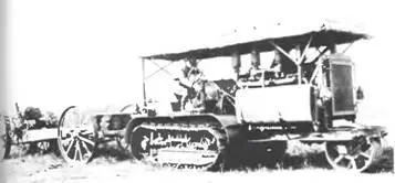 Артиллерийский тягач Холт 120НР 1917 г Полевой монитор Холт 3X21918 - фото 720