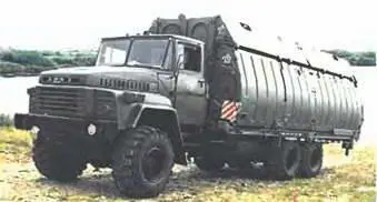 Речной понтон парка ПП91 на шасси КрАЗ260Г 6х61990 г Тягач КрАЗ260В с - фото 115