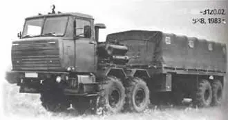 КрАЗ4Р312002 8х81983 г На нем устанавливались дизельный двигатель - фото 118
