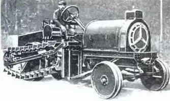 Колесногусеничный тягач Лефевр 1914 г ЛИАЗ LIAZ ЯблонецнаНисе - фото 302