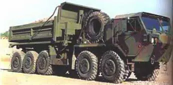 Самосвал на шасси Ошкош М1077 PLS 10X10 2002 г В середине 90х гг - фото 780