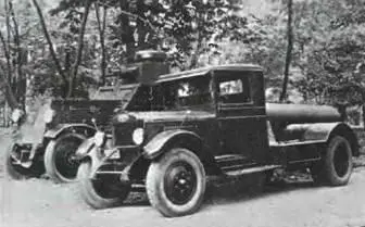 Топливозаправщик на шасси АМО31932 г АМО6 6X41933 г Они выпускались - фото 116