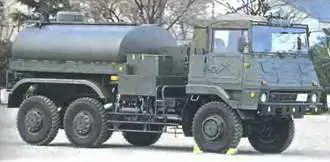 Исудзу Тип73 6X61989 г Ракетная установка Тип81 на шасси Исудзу - фото 948