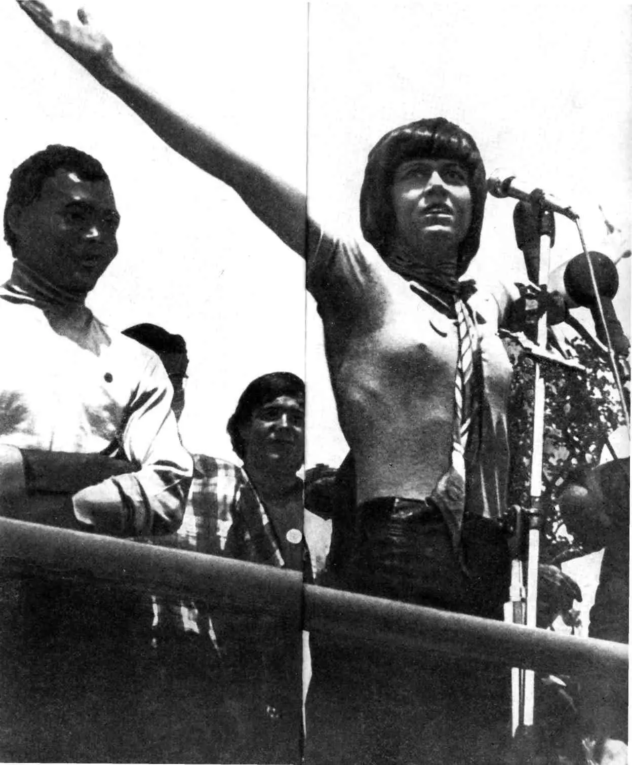 Джейн Фонда выступает на митинге протеста против войны во Вьетнаме Имя Джейн - фото 24