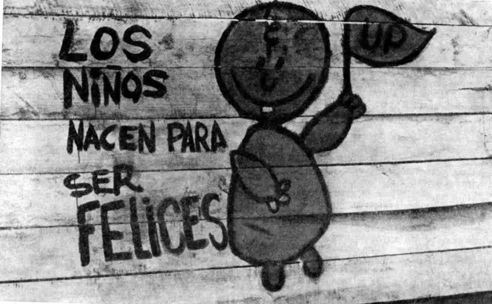 Дети рождаются для счастья Рисунок БРП в одном из рабочих поселков Сантьяго - фото 7