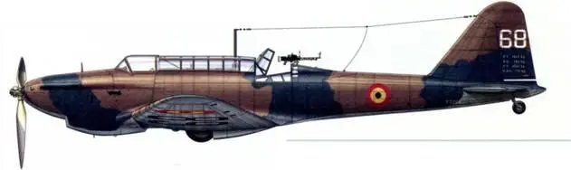 Фэйри Бэттл Mk I 5111 5я эск 3го дивизиона 3й авиаполк Бельгия - фото 24