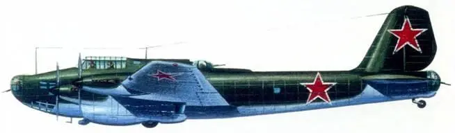 Петляков Пе8 Неизвестный бомбардировочный полк Советские ВВС 1943 г - фото 273