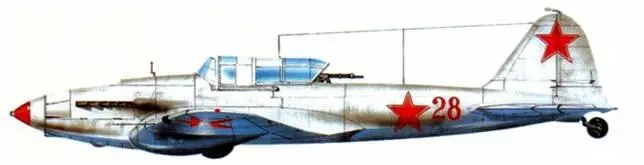 Ильюшин Ил2 М3 Неустановленный штурмовой полк Советские ВВС зима - фото 287