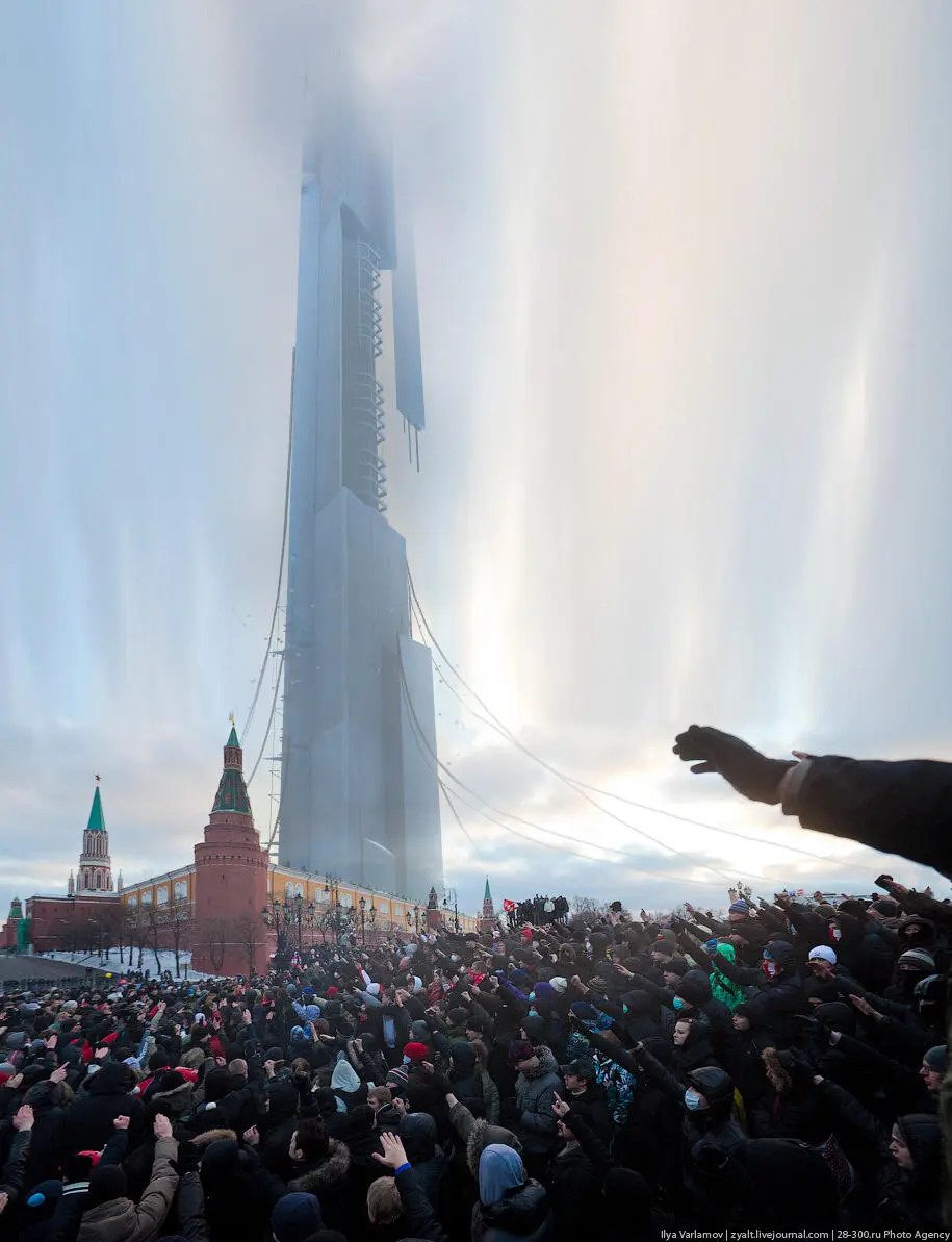 Видео с Манежки Как минимум 10 тысяч народа Посмотрите полностью Там нет ни - фото 19