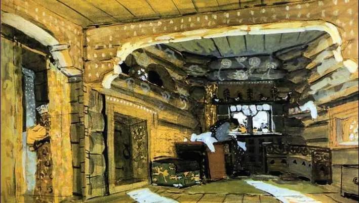 А Я Головин Эскиз декорации к прологу оперы Псковитянка Н А - фото 92