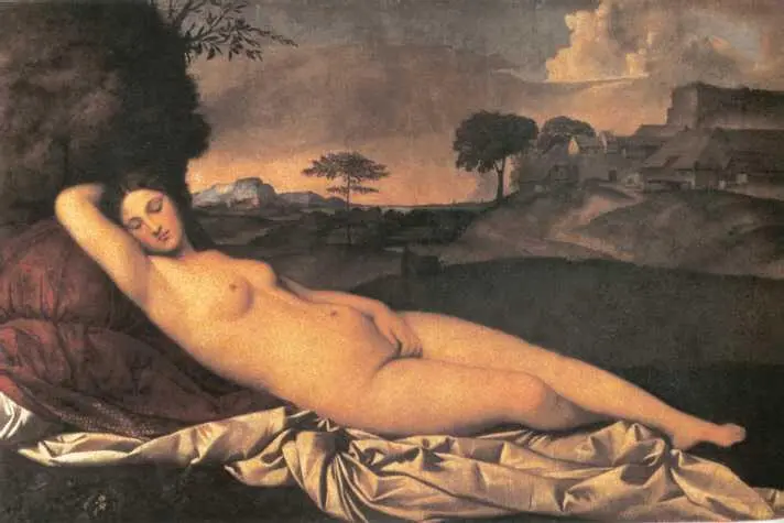 Джорджоне Спящая Венера 150910 гг Картинная галерея Дрезден Творческая - фото 27