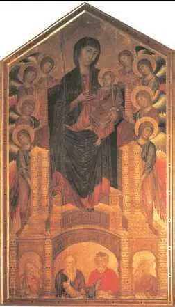 Чимабуэ Маэста 1270е гг Галерея Уффици Флоренция МЕAНДРсм в ст - фото 99