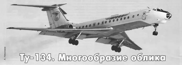 Ту134 Многообразие облика Дмитрий Комиссаров Москва Ту134 наш ответ - фото 19