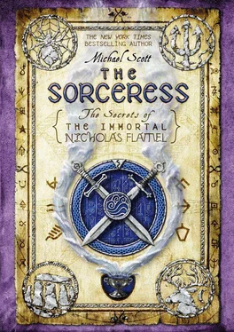 Michael Scott The Sorceress обложка книги