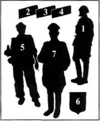 1 Лейтенант артиллерии Русской охранной группы 1942 г 24 Петлицы чинов - фото 28