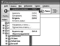 Отмена изменений с помощью сочетания горячих клавиш Ctrl и Z с помощью - фото 74